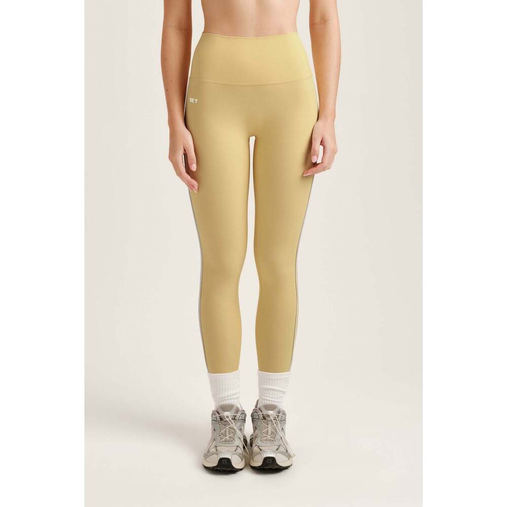 SET Active BREATHE PIPE LEGGINGS - BUTTER Size XSButter / XS